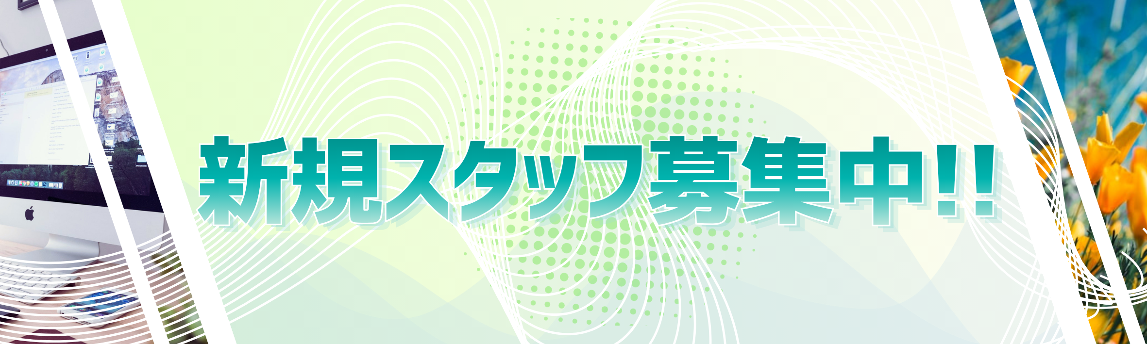 新規スタッフ募集中!